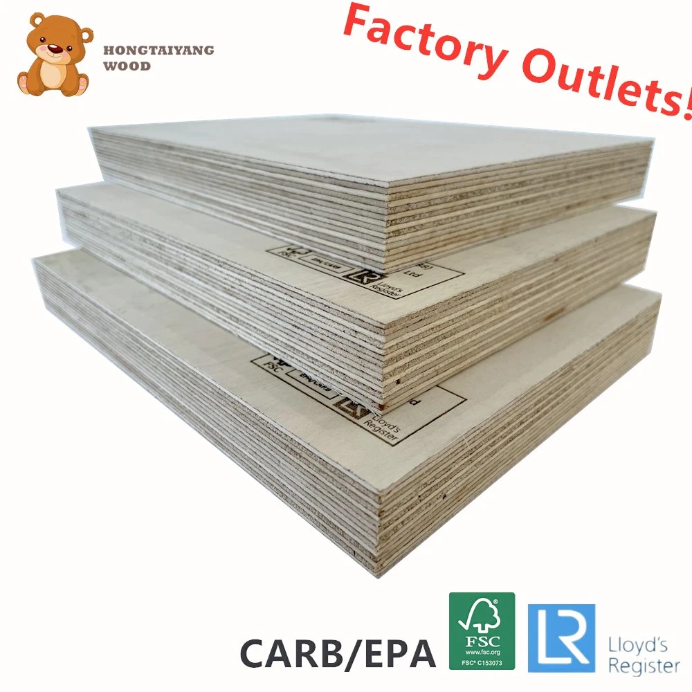 28mm 30mm E0 E1 E2 Mr Melamine Glue Okoume Plywood Board with Fsc EPA Carb