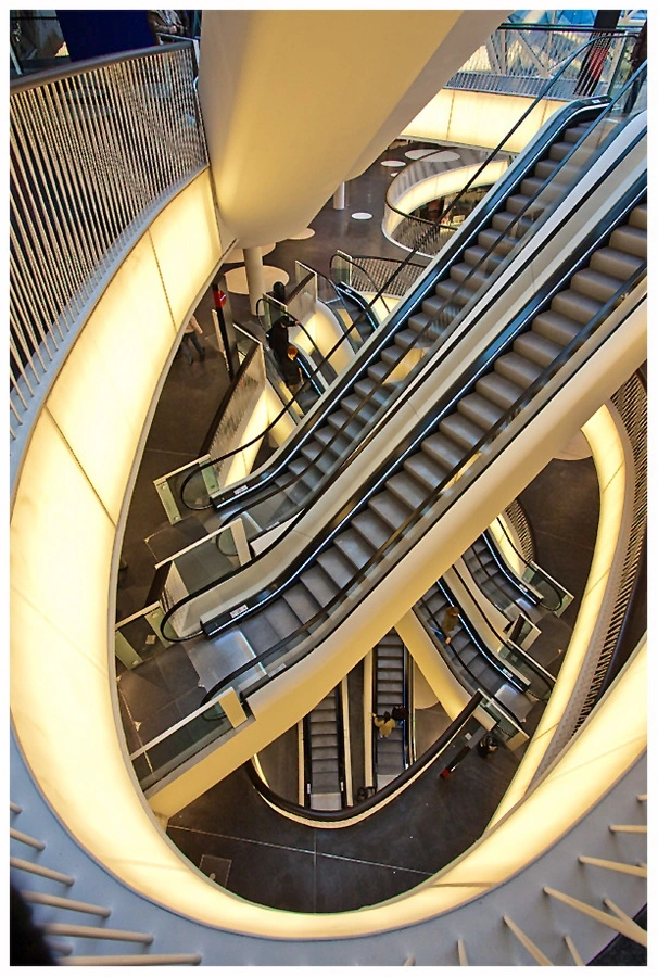 Sicher Indoor Escalator for Shopping Center