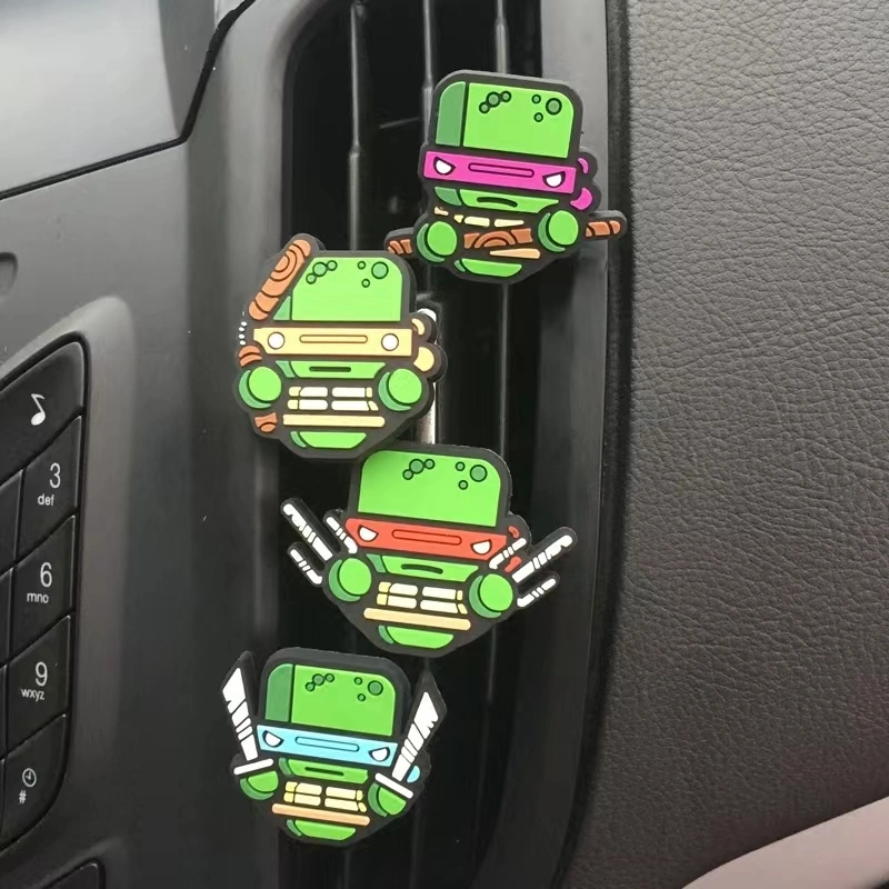 Nuevo diseño coche vehículo Air Freshener Logo Perfume de Regalo personalizado Clip de ventilación Accesorios de coche Freshener aire reutilizado