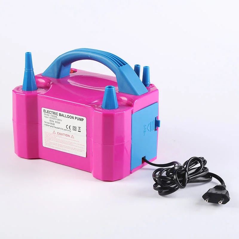 600W 220V Portable balloon Inflator Accessories Manual Plastic Hand Air Pump Electric Balloon Pump (EU Standard)