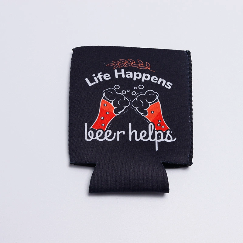 Impresión personalizada Koozie Enfriador de bebidas soporte plegable vaso grueso