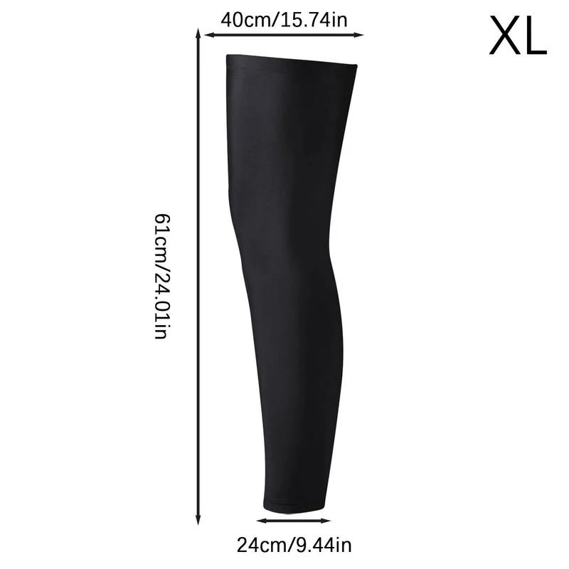 Cycling Leg Cover Men Women Ice Silk Sun Protection Leg Warmer Outdoor Non-Slip Sports Running Calf Sleeve Riding Leggings Cover