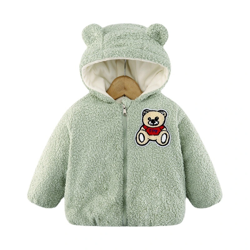 Winter Latest Cartoon Bear Warm Children's Fleece Cotton Coat Thickened