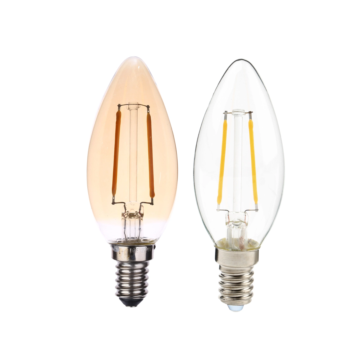 COB Decorative Bulb Customzied Shape LED Filament Bulb Candle 4W