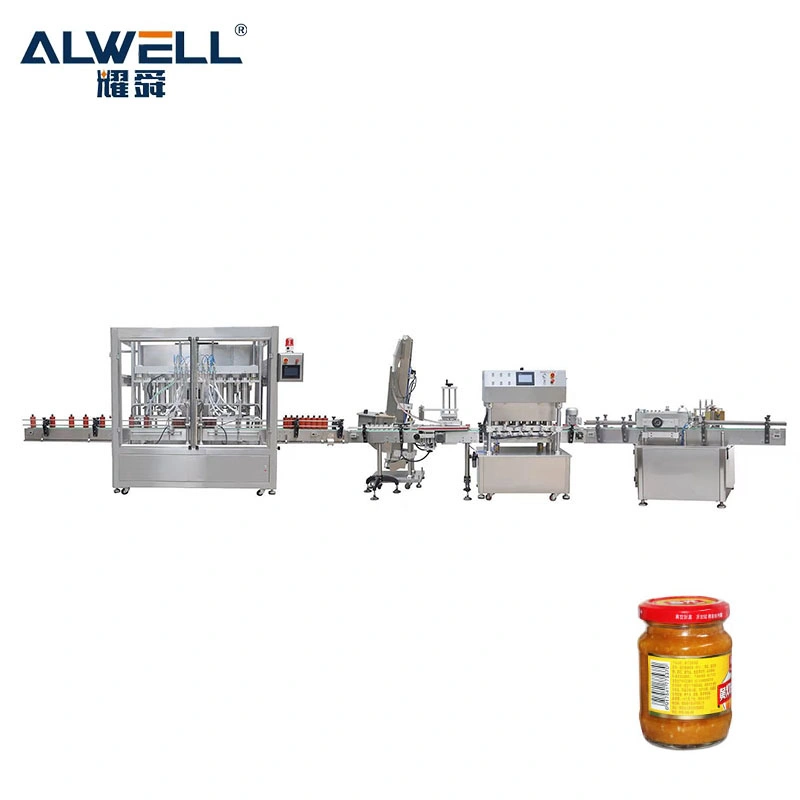 Alwell Paste/Sauce Filling Machine/ Tomato Sauce Ketchup Filling Machine Made in China Shanghai Factory