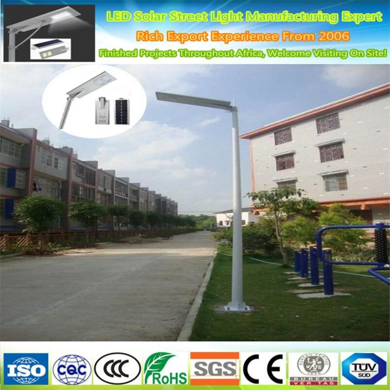 All in One Integrated Solar LED Street Lights, 60W Integrated Solar Street Light Lamp