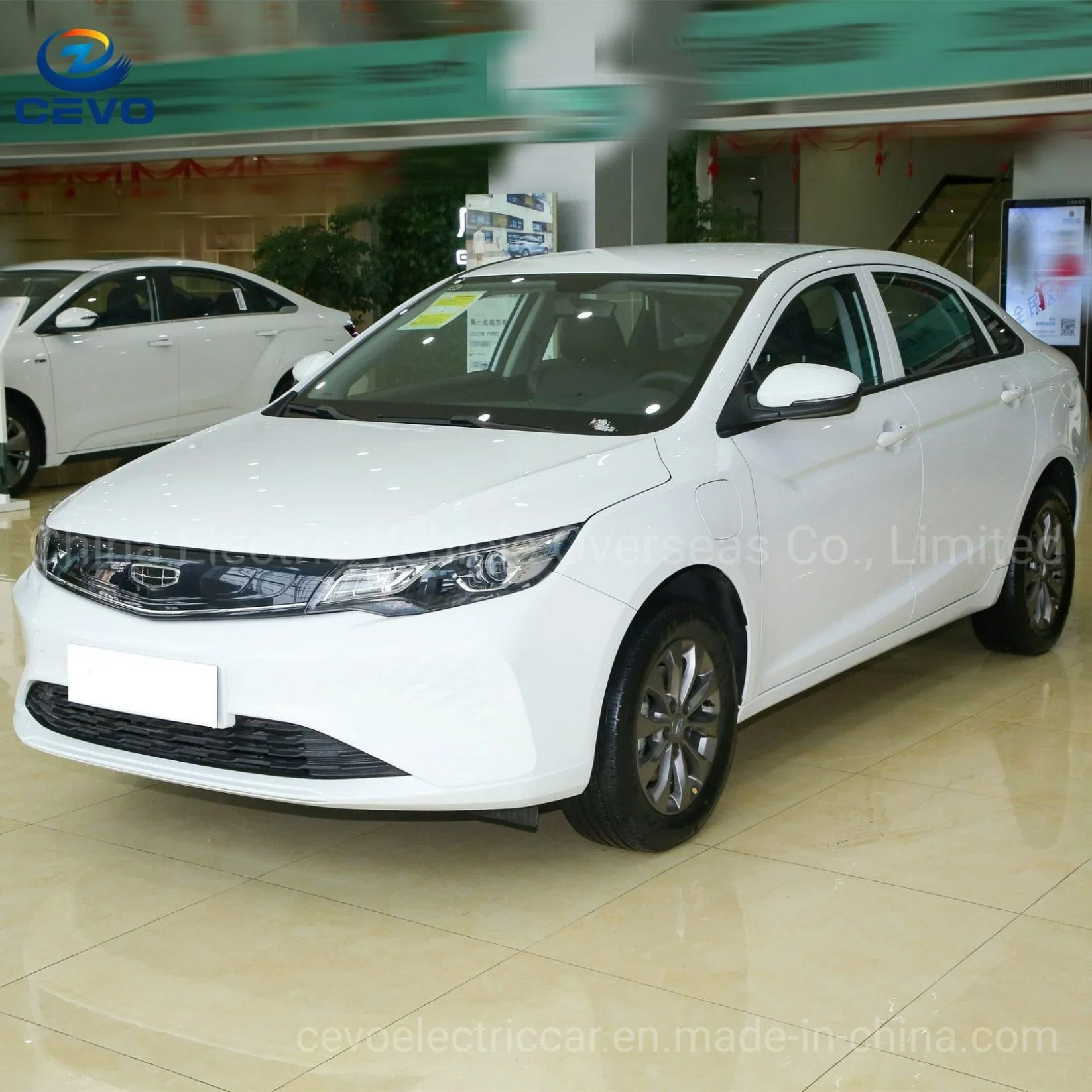 First High Speed Electric Sightseeing Cars High Battery Life Electric Vehicle Best Affordable Low Cost Cheapest Sedan EV Geely Emgrand Electric Car for Sale