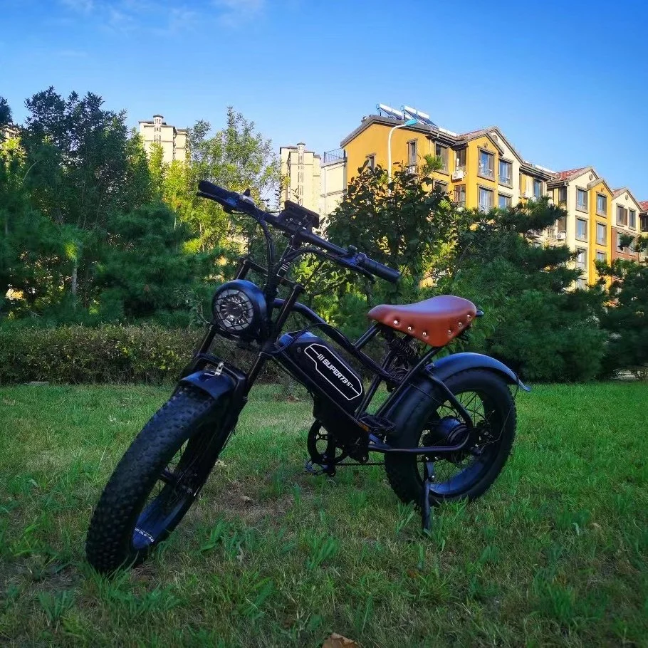 FAT tire E-Bike 48V 500W Off Road Fat tire Electric Scooter Super7 3 moto électrique avec batterie en option