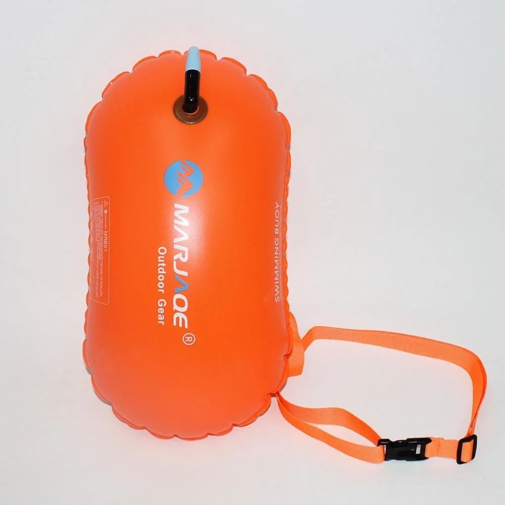 Single Airbag Swimming Float Men Women Swim Buoy PVC Inflatable Bag Swim Bubble Safety Storage for Swimmers Bl20519