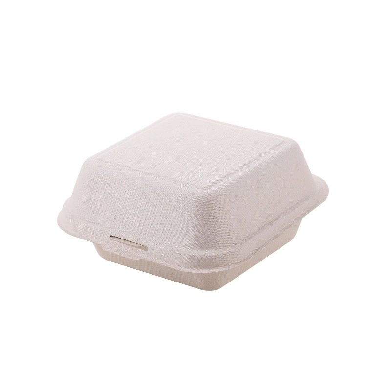 Disposable Bento Lunch Box Baking Cak Food Container Dessert Environmental Protection Snack Box Microwavable Bento Box