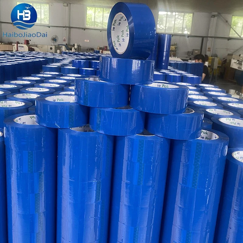 Strong Adhesive High Performance with Synthetic Rubber Resin Waterproof BOPP Blue Packing Adhesive Tape Price