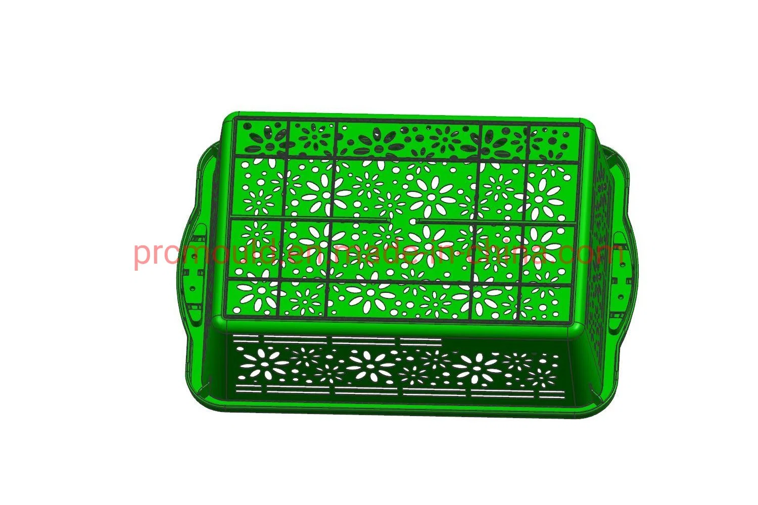 Plastic Injection Kitchen New Design Square Vegetable Fruit Basket Template Mould