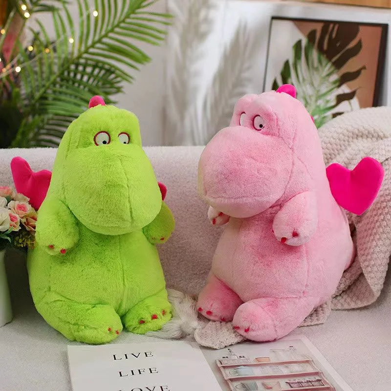 Love Little Flying Dragon Plush Toy Soft Cute Dinosaur Couple Doll Sleeping Pillow Gift Rag Doll