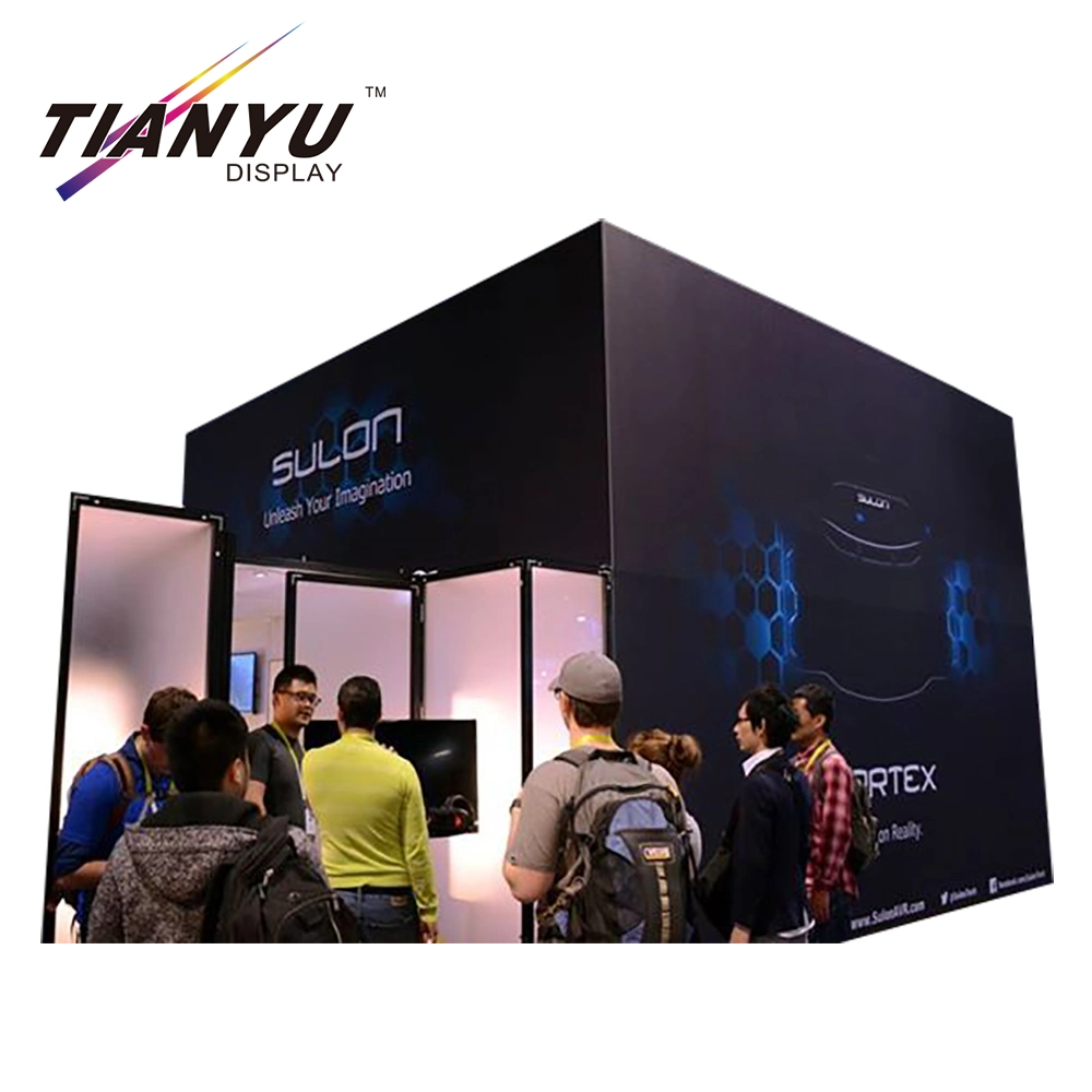 3X3 Aluminum Extrusion Standard Modular Partition Shell Scheme Trade Show Expo Display Exhibition