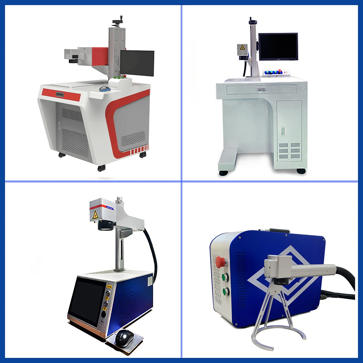 Frber Laser Marking Machines 50W 20W 30W 100W Visual Positioning CO2/ UV Mini Laser Marking for Metal and Nometal Hot Sell