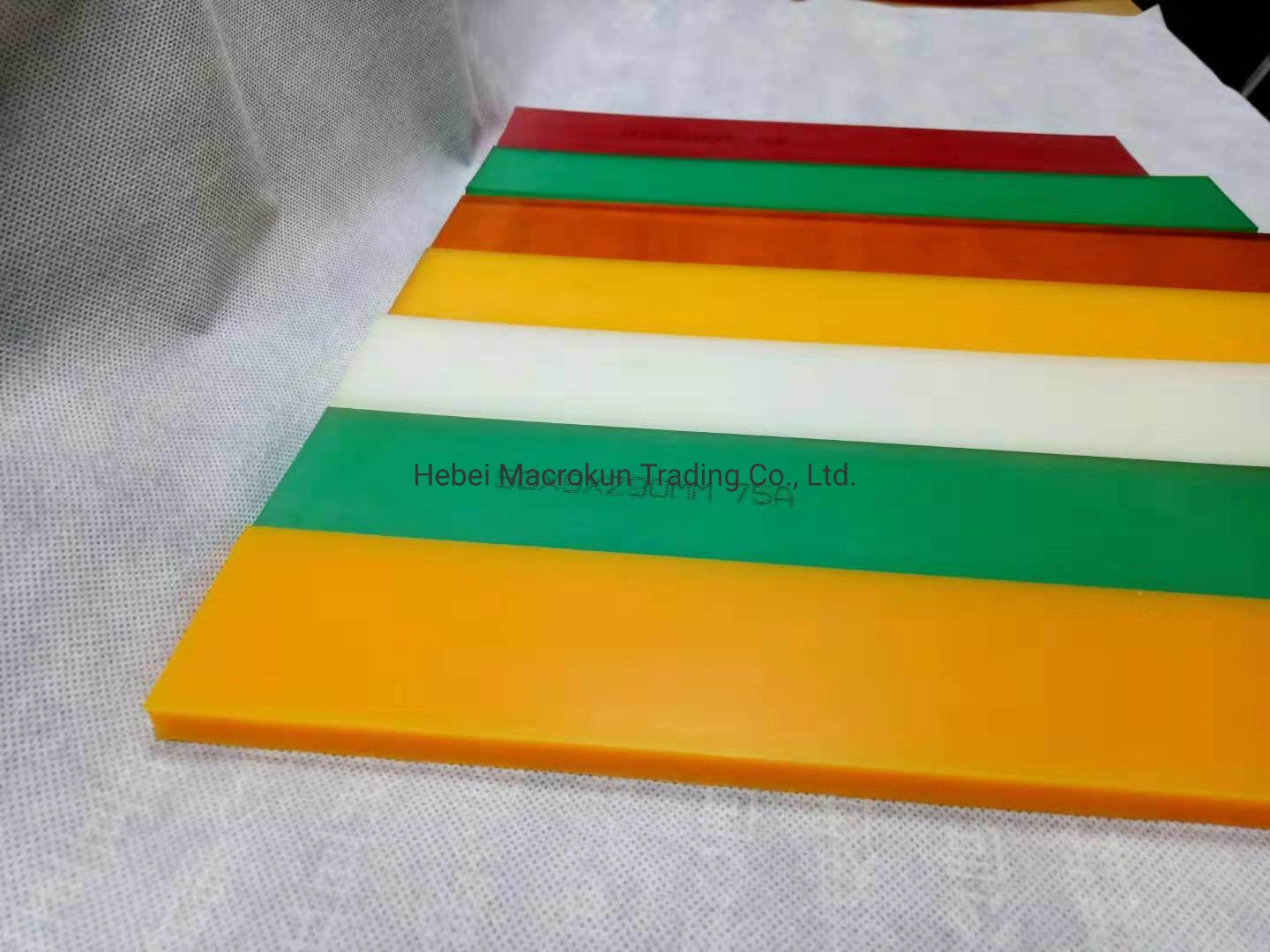 100% Polyurethan Seide Siebdruck Graphic PU Squeegee Gummi