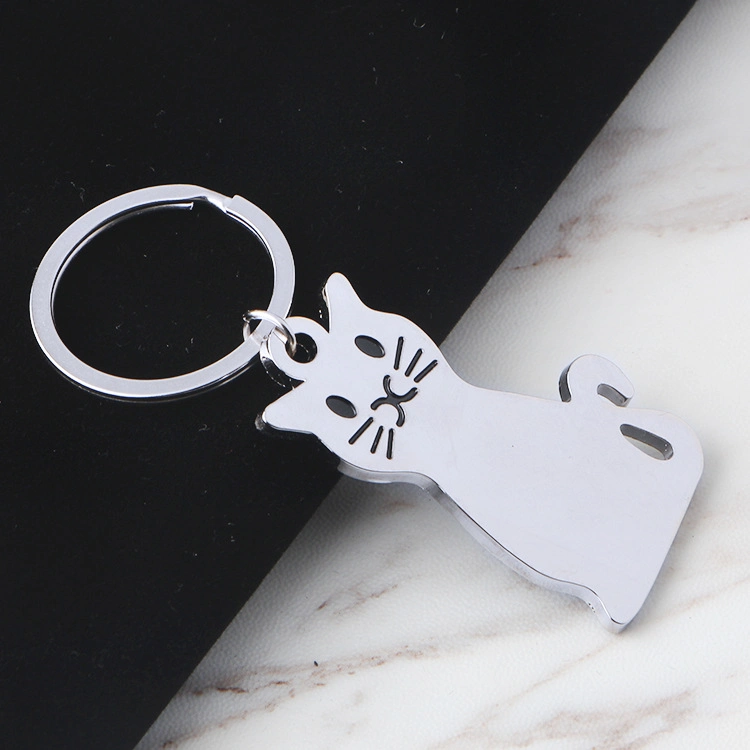 Hot Sale Creative Shape Keychain Laser Key Ring