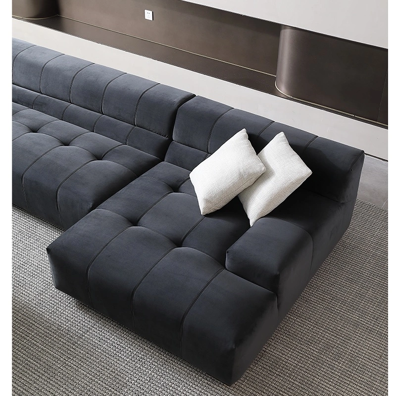 Medium Backrest Contemporary Sofa Home Furniture Comfortable Corner Sofa