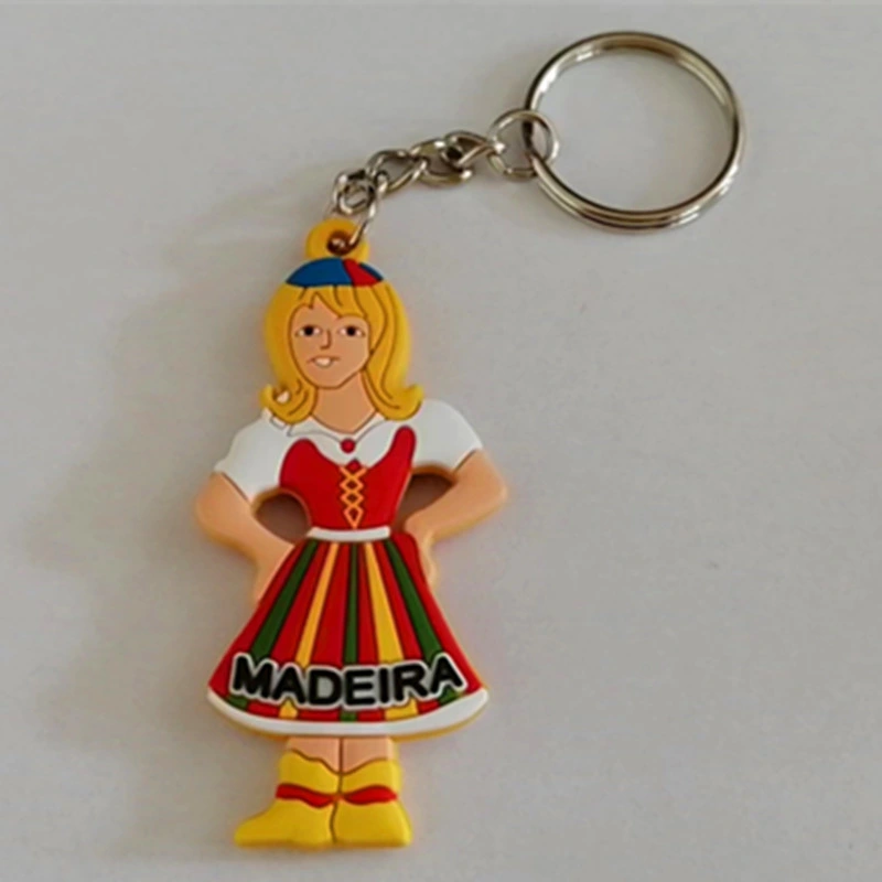 Custom Enamel PVC Key Chain for Car Washroon Promotion