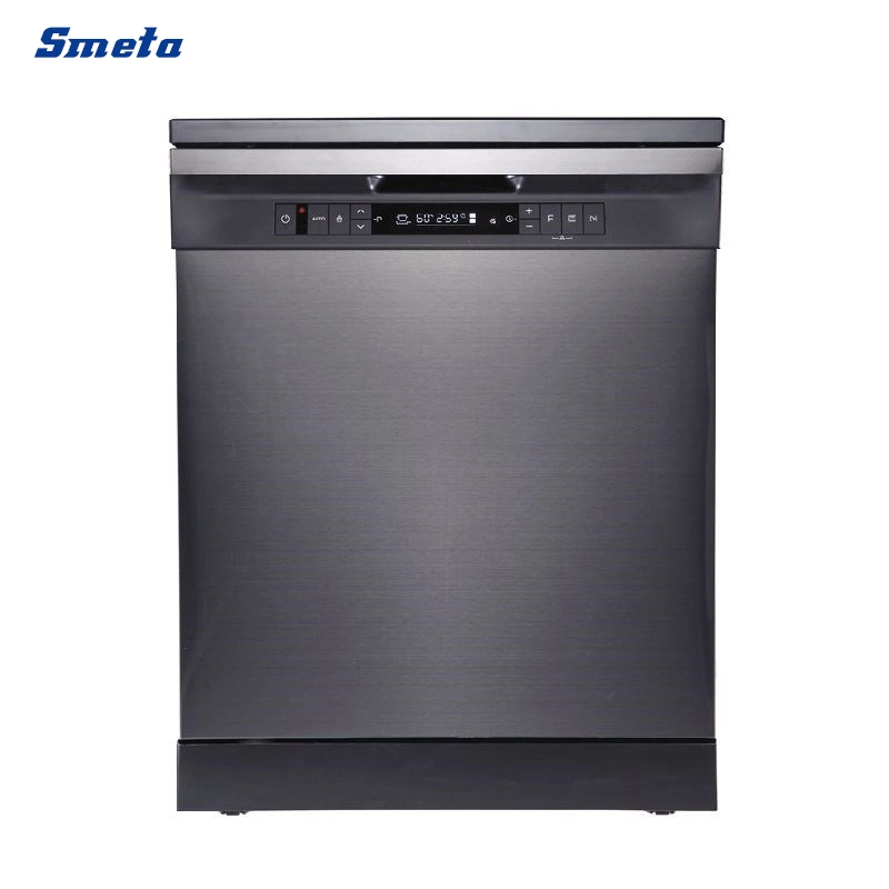 12 Place-Setting Stainless Steel Front LED Display Dishwasher