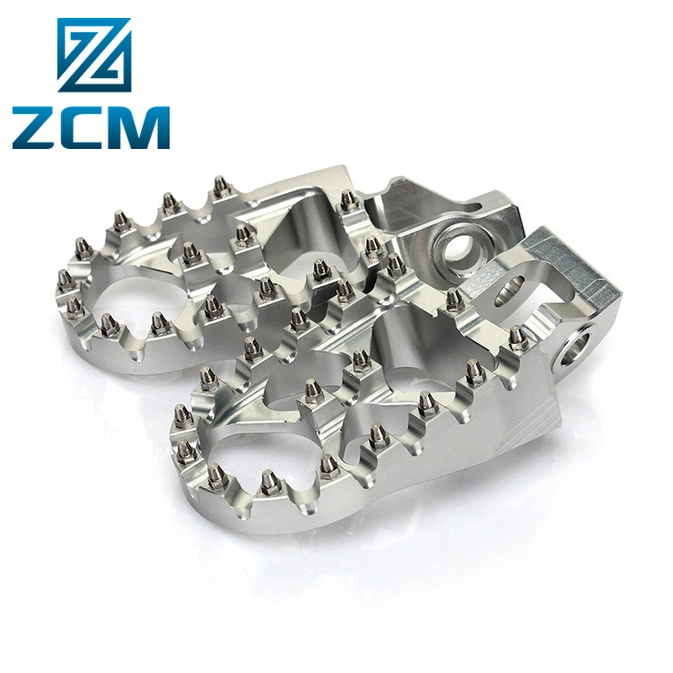 Small Batch Manufacturing Customized CNC Machined High-Performance Metal Aluminum Motorcycle Dirt Bike Footpegs