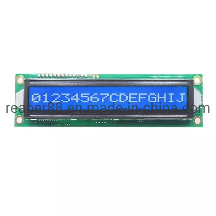 Customize Stn 20 Character 1 Line 20X1 LCD Module with Stn Blue Glass Controller Splc780d Apply for Equipement/Communication/Safety/POS/Meter and Electrical