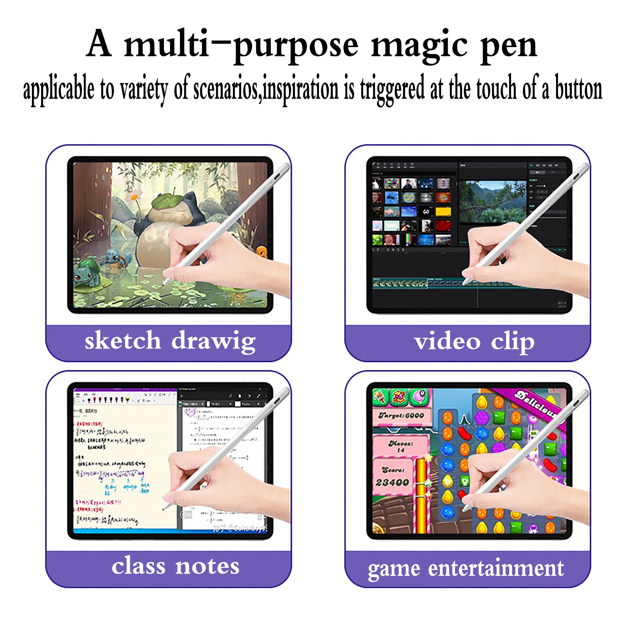 Promotional Capacitive Touch Screen Stylus Ball Pen