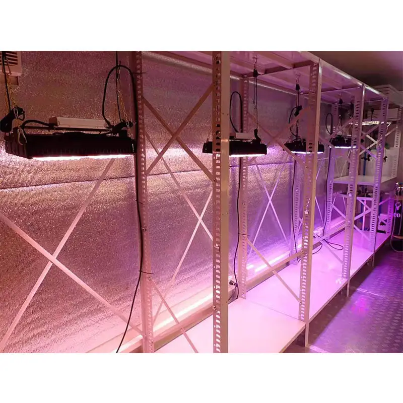 Vertical LED Plant Growing System for Hydroponic Container Greenhouse