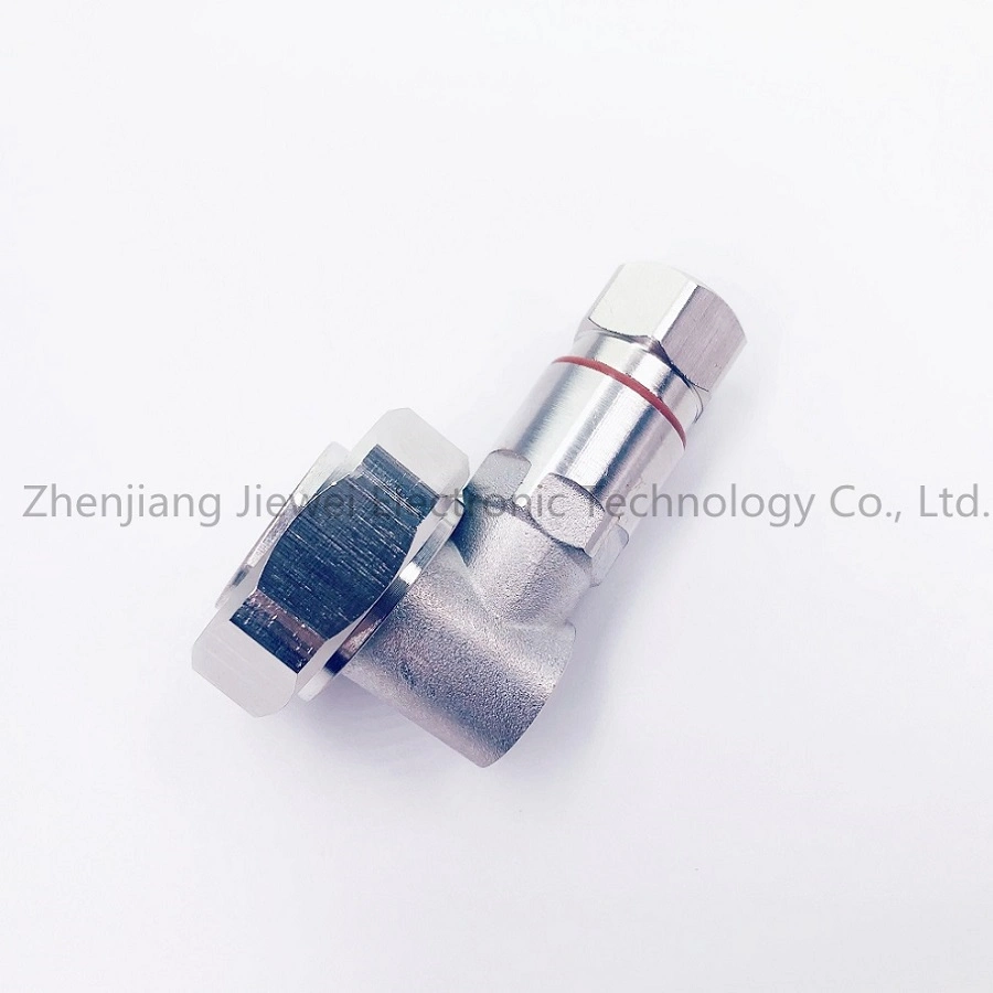 7/16 DIN Male Right Angle Connector for 1/2 Coaxial Feeder Ldf4-50A Cable