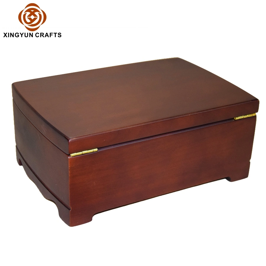 Luxury Wooden Craft Gifts Jewelry Case Large Capacity Jewelry Organizer Box Removable Tray and Lock