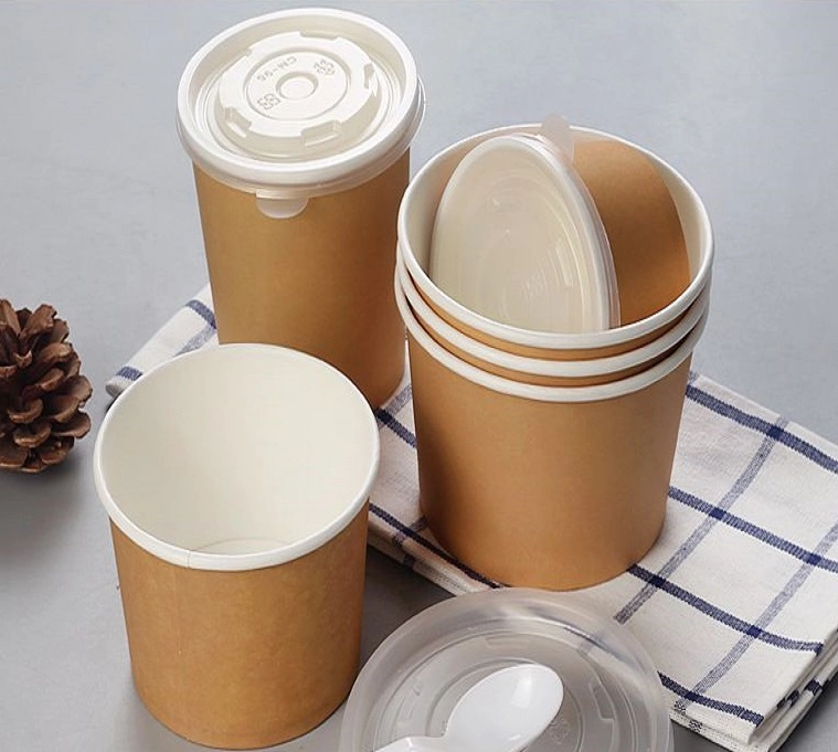 Hot Selling Low MOQ Disposable 660ml Coffee Water Paper Cup Packaging Vietnam Manufacturer