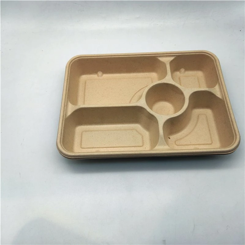 Biodegradable Practical Non-Toxic Cornstarch Tray Packing Box