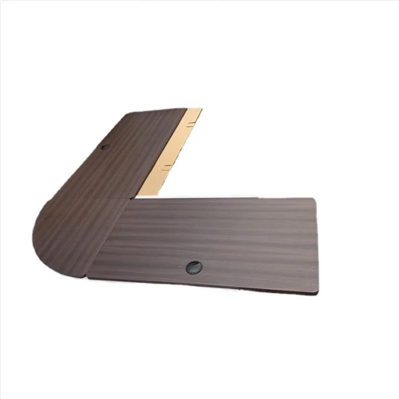 Curved Shape Customized Size L-Shape Solid Wooden Table Top