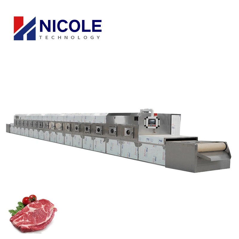 Chicken Legs Meat Microwave Sterilizer Degreasing Equipment