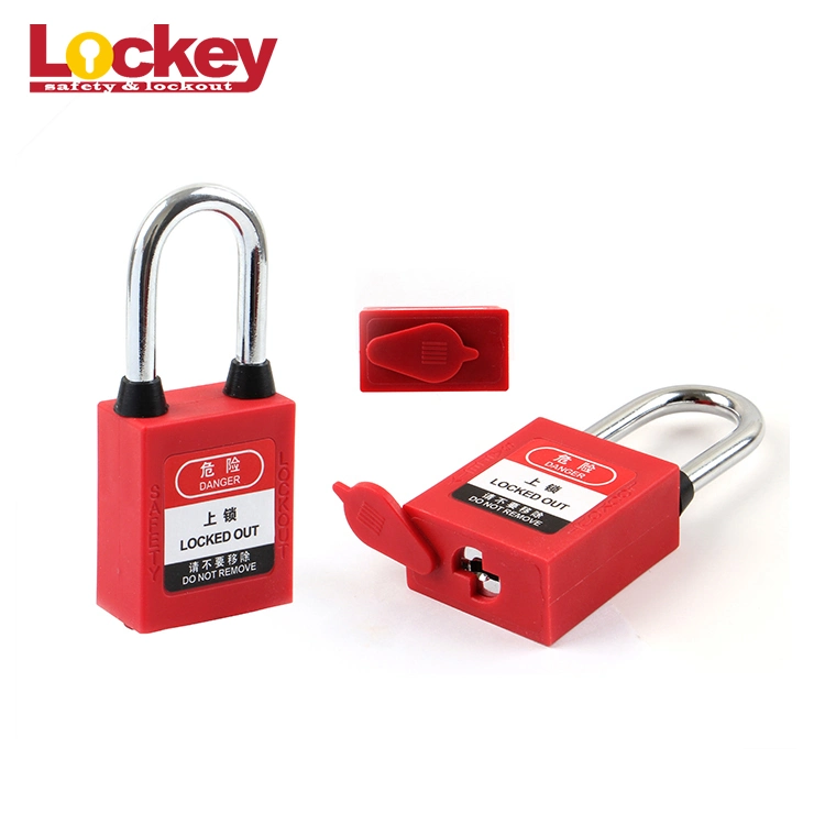 Loto 38mm Dust Proof Steel Shackle Safety Pad Lock with Colorful Bodies