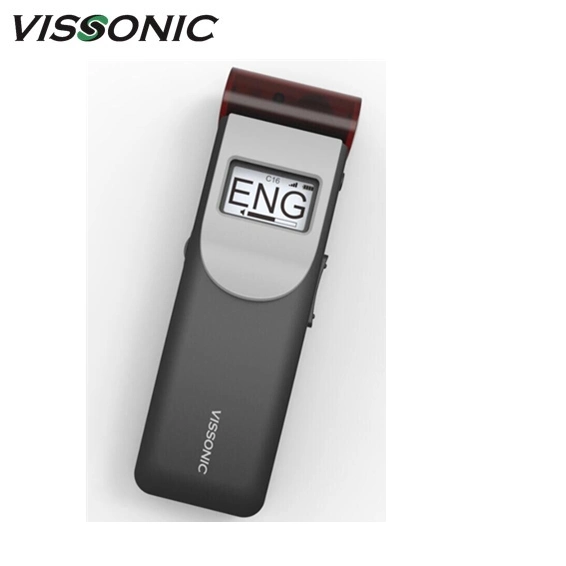 نظام توزيع لغات الأشعة تحت الحمراء الرقمي Vissonic Digital Infrared Language Distribution System مع أجهزة استقبال الأشعة تحت الحمراء الرقمية 32 قناة