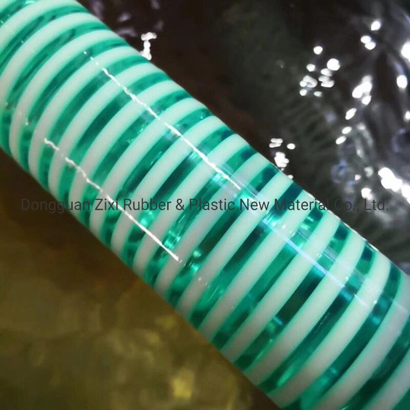 PVC Helix Water Pump Flat Flexible Plastic Reinforced Pipe