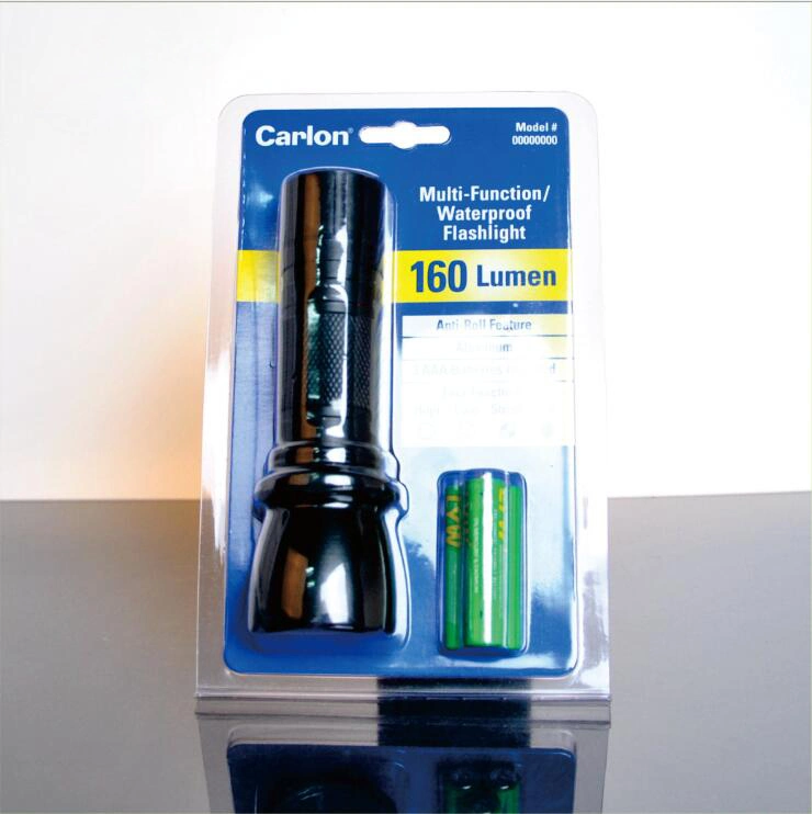 Custom Plastic Blister Package for Flashlight