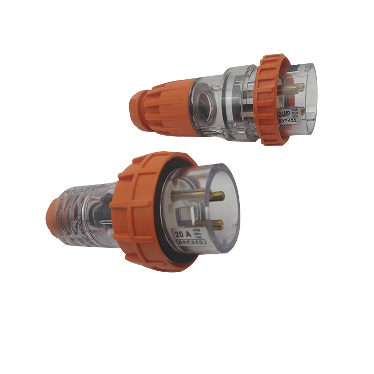 220/500V 3/4/5 Pin 32AMP Industrial Electrical Plug and Socket Outlet