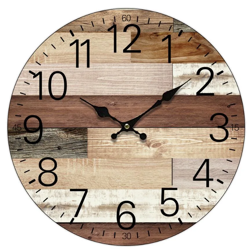 La decoración del hogar moderno personalizado forma animal Reloj de pared de madera