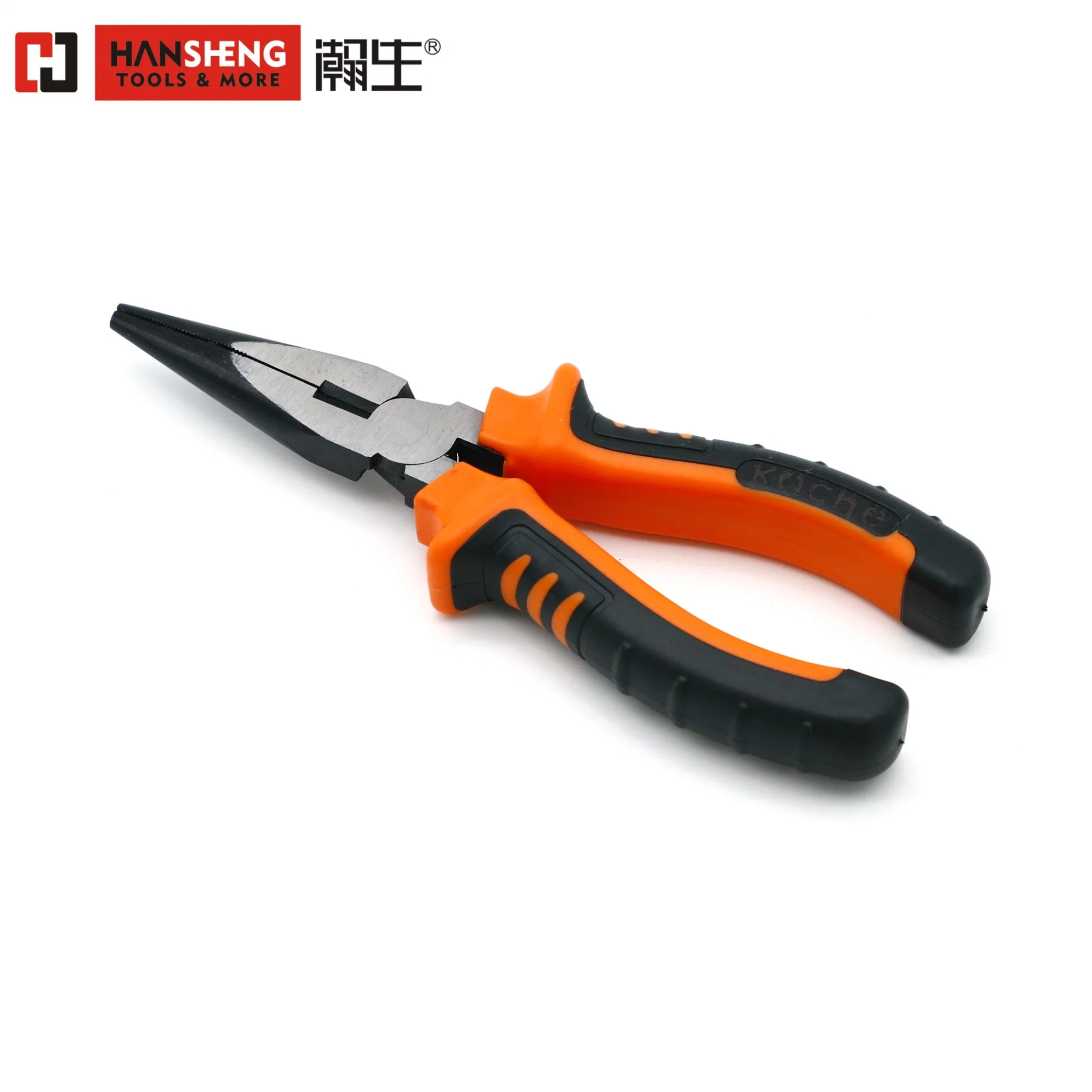 Professional Plier, alicates, 6", 7", 8", de alta qualidade, Ferramenta Mão das ferramentas de hardware, feita de Cr-V, Niquelado pega de PVC, tipo alemão