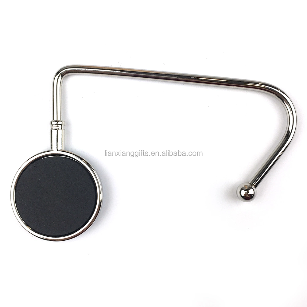 Metal Blank Long Bag Hanger Purse Hook with Custom Logo