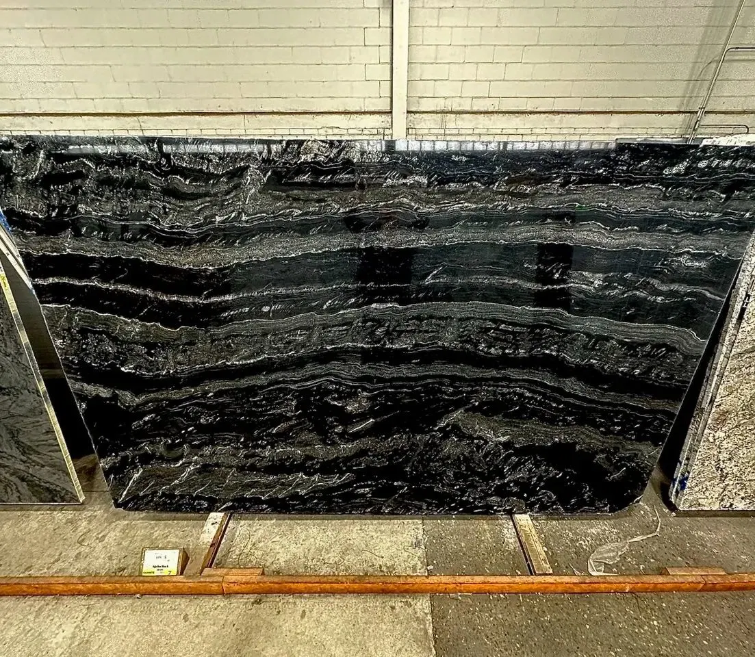 Águeda mosaico de granito negro de la palabra diseño y la encimera/ Kitchentop vanidad Granito