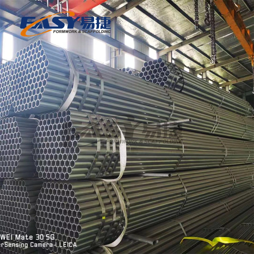 Easy Scaffolding Construction HDG BS1139/En74 Round Square Scaffolding Tube