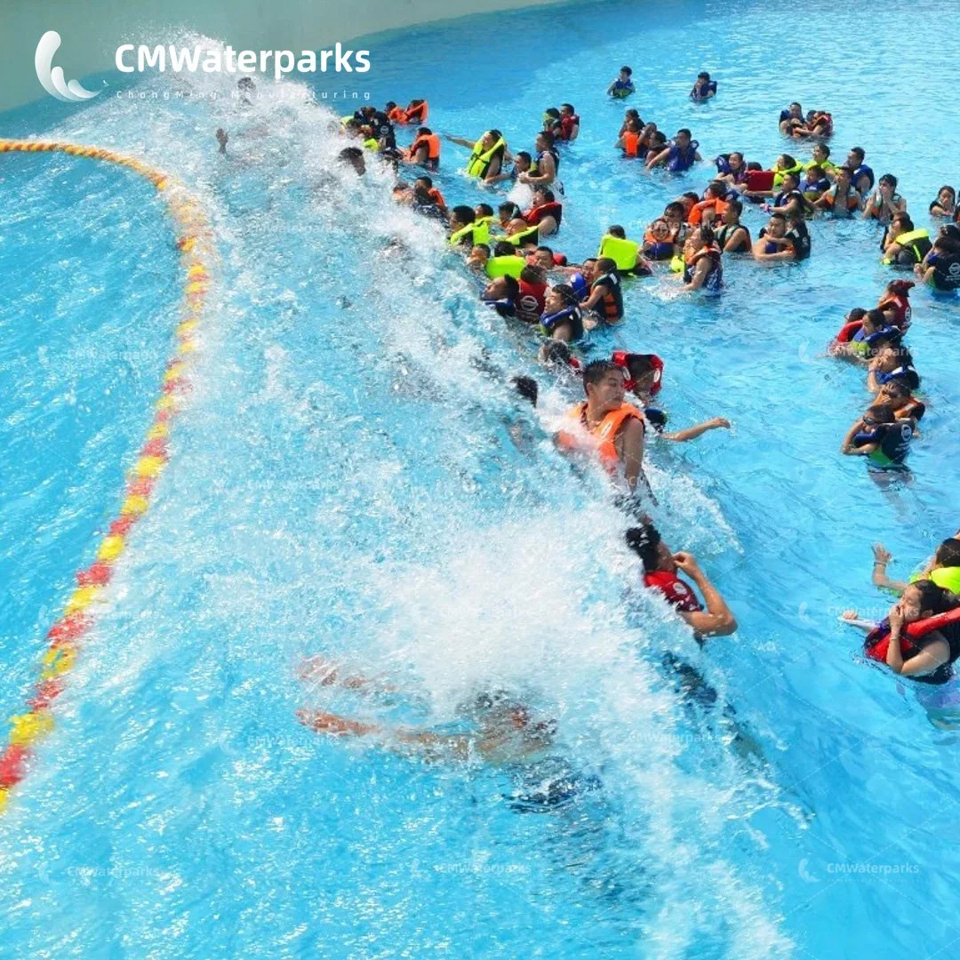 Instalaciones de juegos con agua caliente de Venta Parque de Atracciones Parque acuático piscina de olas de Tsunami piscina de olas máquina