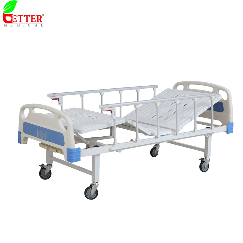 Médicos mejor BT602m Hospital de metal de la función 2 Manual 2 Gira cama del paciente