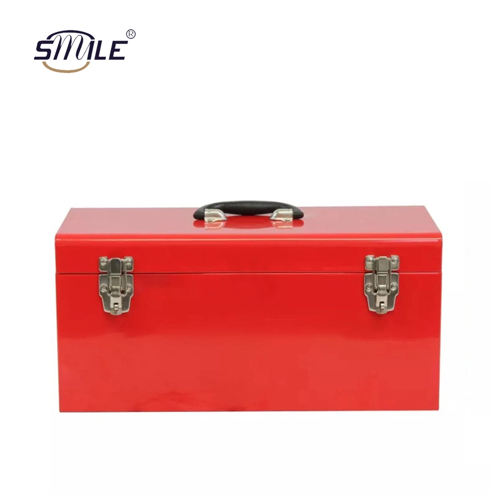 Smile Heavy Duty Portable Tool Box with Organizer Tray and Handle