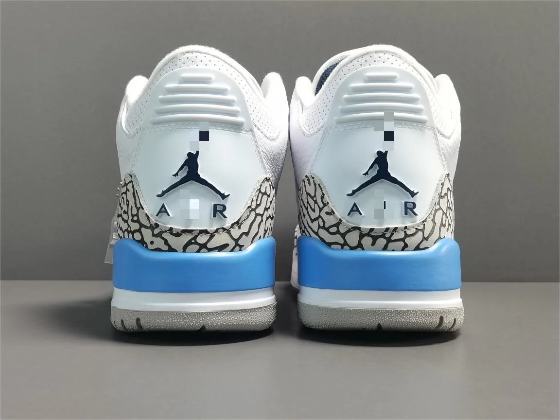 أحذية كرة السلة عالية الجودة للرجال من أسمنت Aj3 Retro Blue Cement أحذية رياضية خارجية رياضيّة قديمة يركض أحذية رياضية