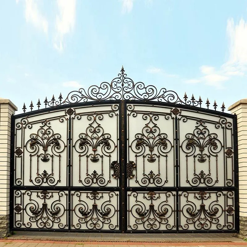 Wrought Iron Gate Custom New Design Industrial Style