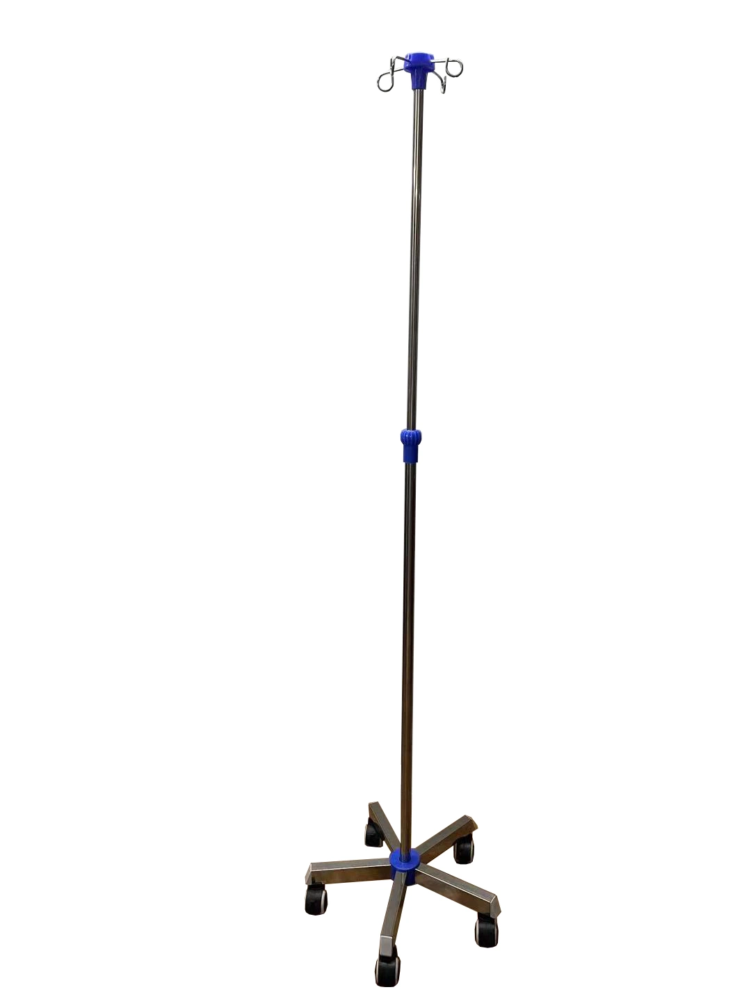 Mn-IV Economic Movable I. V. Infusion Stand Steel Pole for Clinic OEM Service